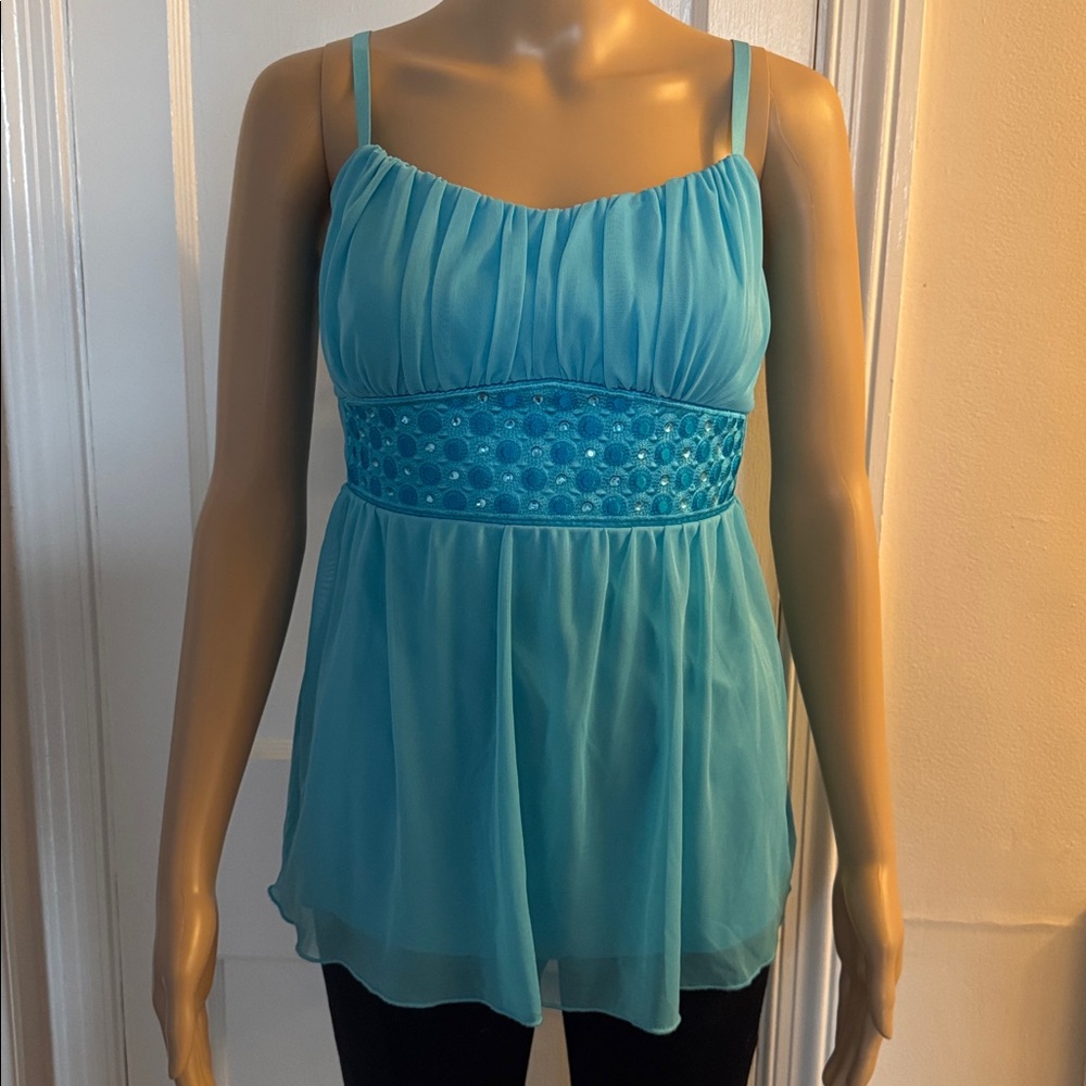 NWOT Tulle Tank